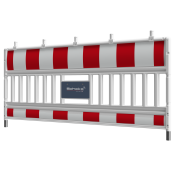 Schake EURO3 | panel fence | type ULTRA with acoustic signaling | film RA1/A | red / white | with lamp adapter